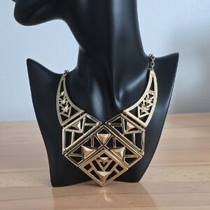 Geometric Gold Necklace